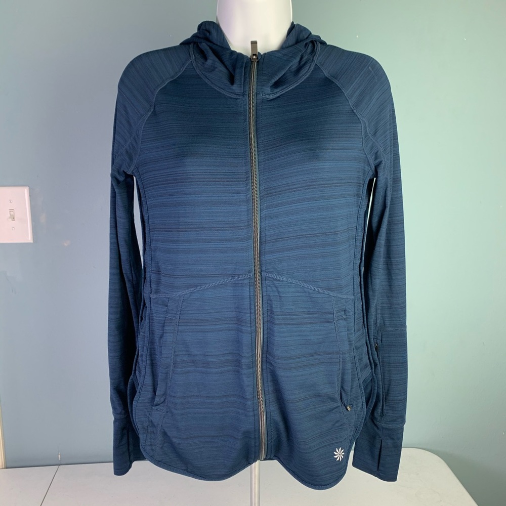 ATHLETA Women's gym RUNNING JACKET Blue Size Xs
